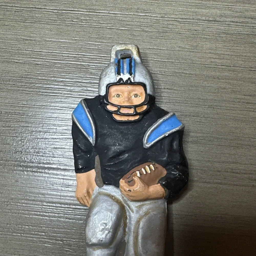 Vintage Carolina Panthers Topper Poppers Cast Iron Bottle Opener NFLP